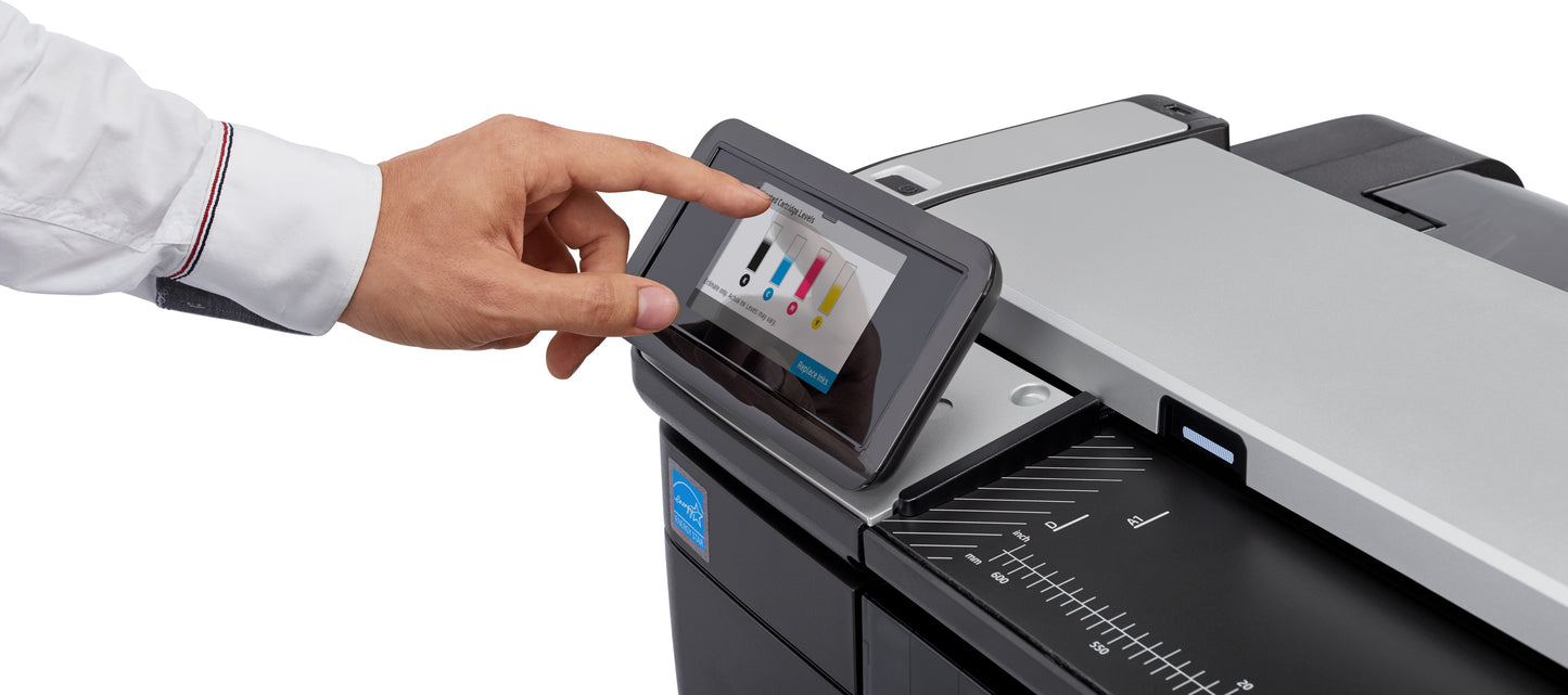 Plotter HP DesignJet T830 24" Multifunción Inyección Térmica de Tinta Resolución 2400x1200 dpi Producto Frágil Revisar C