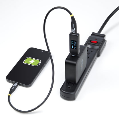 StarTech.com USBC-PWRTESTER comprobador de suministro de energía Negro