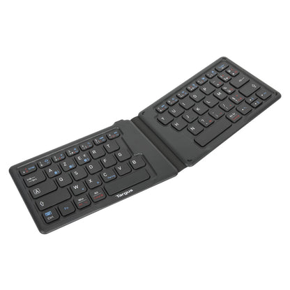 Teclado Targus Inalámbrico Plegable Ergonómico USB Color Negro