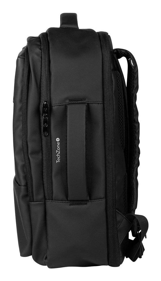 Backpack Techzone UrbanBiz DE 15.6" Diseñada para el Ritmo Dinamico del Dia a Dia Color Negro