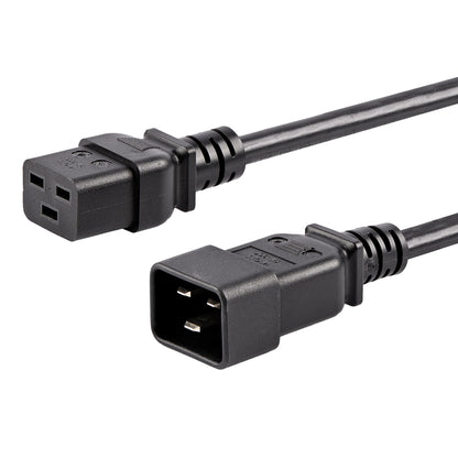 StarTech.com PXTC19201410 cable de alimentación Negro 3 m Acoplador C19 Acoplador C20