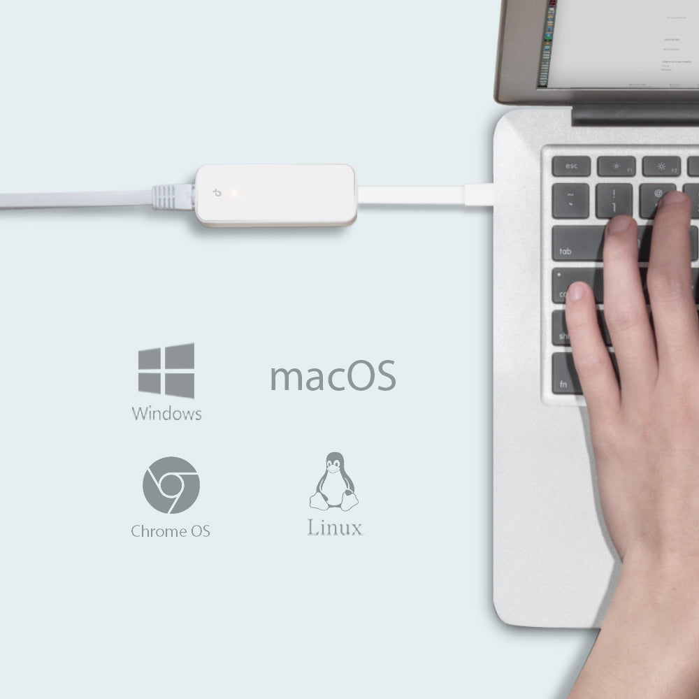 Adaptador Tp-Link de red Ethernet Gigabit USB tipo C a RJ45
