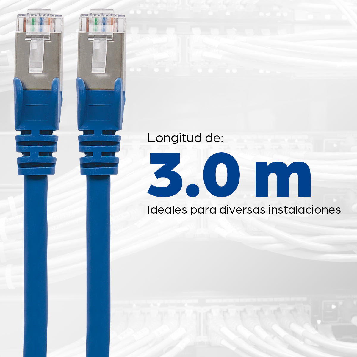 Intellinet 741491 cable de red 3 m S/FTP (S-STP)