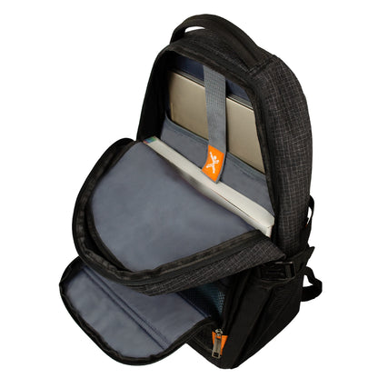 Mochila Perfect Choice Glitch para Laptop 15.6" Color Negro