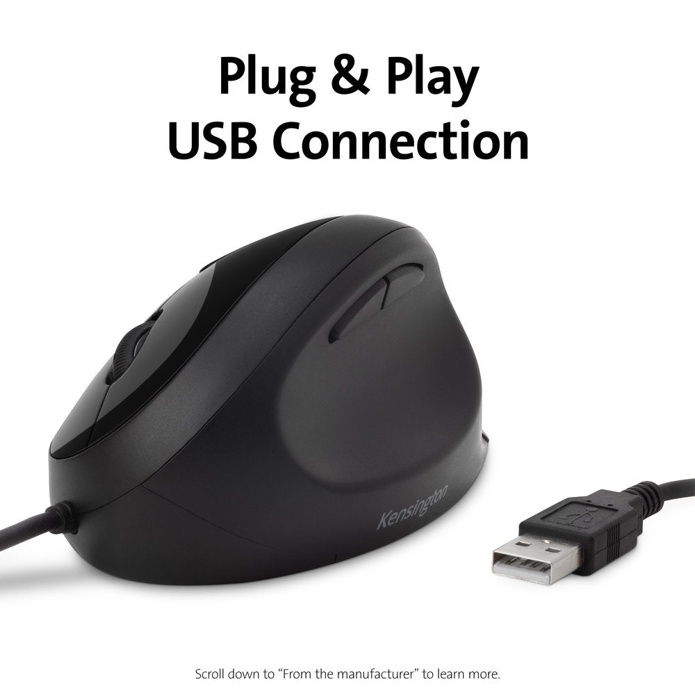 Kensington K75403WW ratón Oficina Diestro USB tipo A 3200 DPI