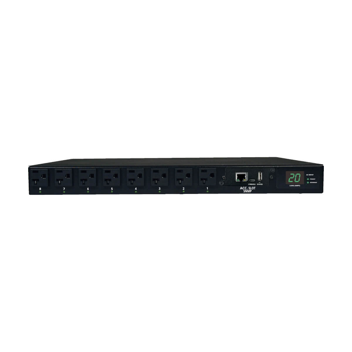 Tripp Lite PDUMH20ATNET unidad de distribución de energía (PDUs) 16 salidas AC Negro