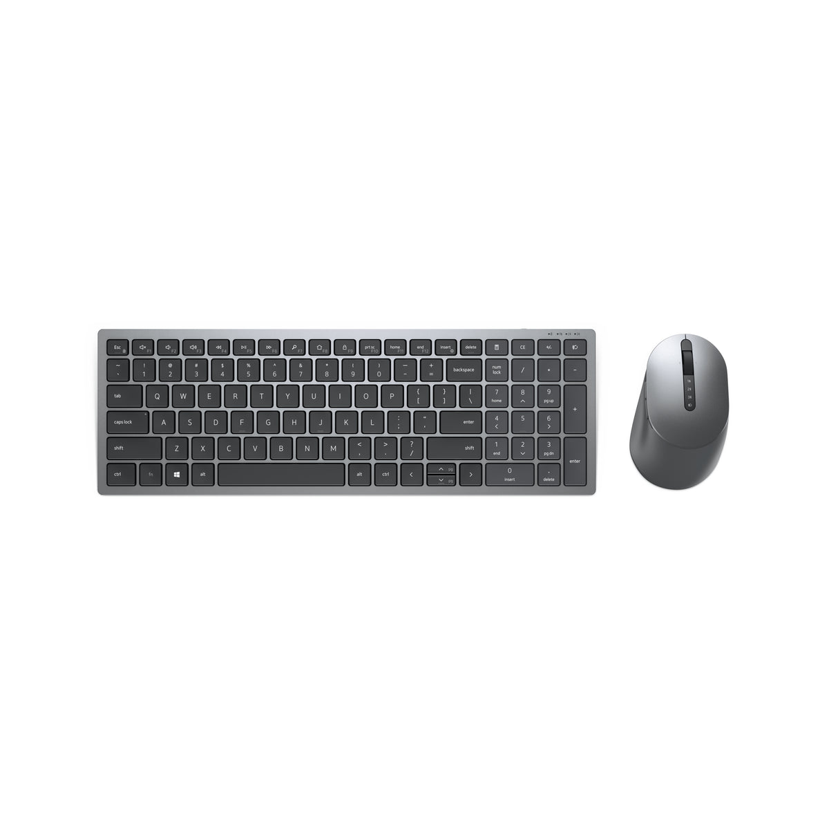 DELL KM7120W teclado Ratón incluido Oficina RF inalámbrico + bluetooth Español Gris, Titanio