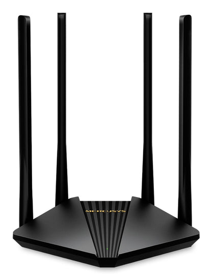 Router Mercusys by TP-Link Dual-Band Wi-Fi Gigabit 300Mbps at 2 4 GHz 867Mbps at 5 GHz 4×Fixed External Antennas AC1200