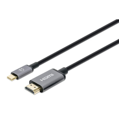 Cable Manhattan USB-C a HDMI M 1.0M 4K@60Hz Negro