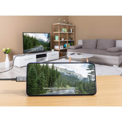 Cable Manhattan USB-C a HDMI M 1.0M 4K@60Hz Negro