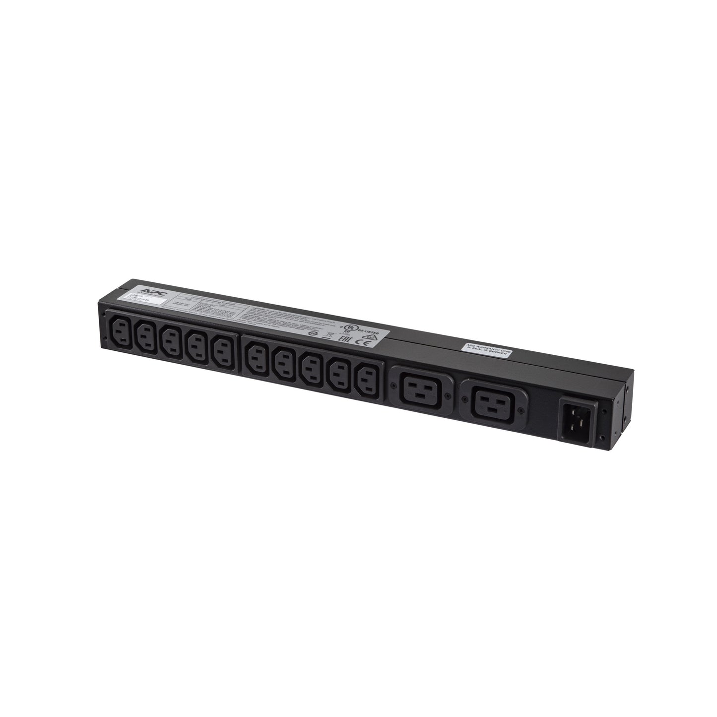 APC RACK PDU BASIC 1 U 16A 230V unidad de distribución de energía (PDUs) 12 salidas AC 0U/1U Negro