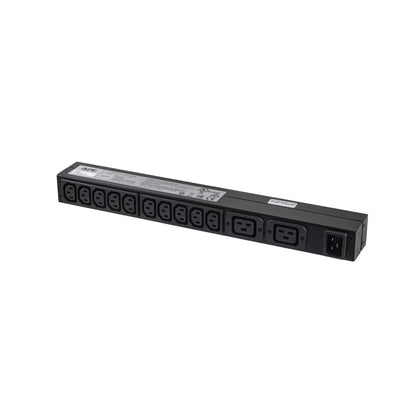 APC RACK PDU BASIC 1 U 16A 230V unidad de distribución de energía (PDUs) 12 salidas AC 0U/1U Negro