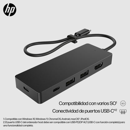 HP USB-C Travel Hub G3 Alámbrico USB 3.2 Gen 2 (3.1 Gen 2) Type-C