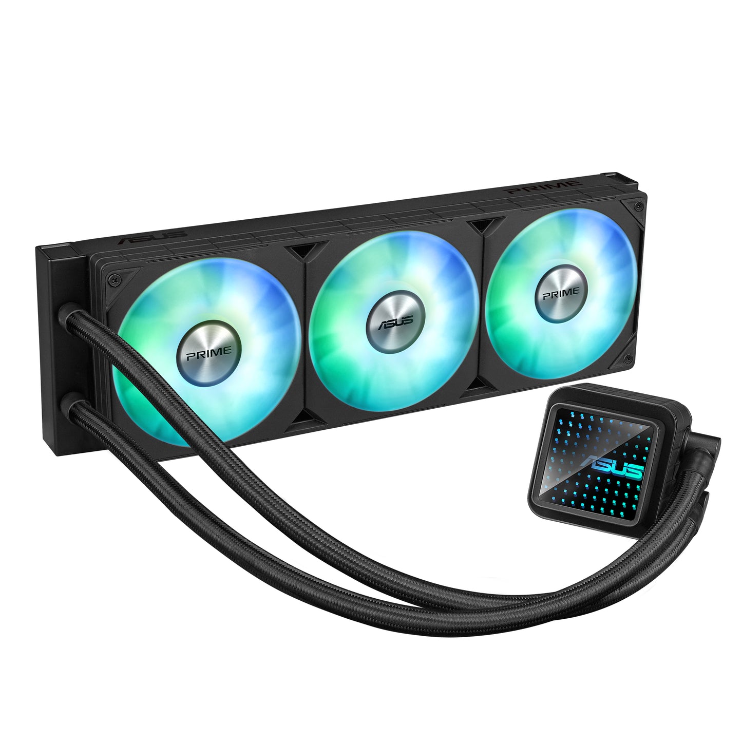 Enfriamiento Liquido ASUS Prime LC 360 ARGB 3x120mm 3600RPM LGA 1851 1700 1200 AM4 AM5 Negro