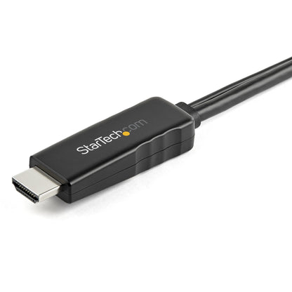StarTech.com HD2MDPMM2M adaptador de cable de vídeo HDMI Tipo A (Estándar) Negro