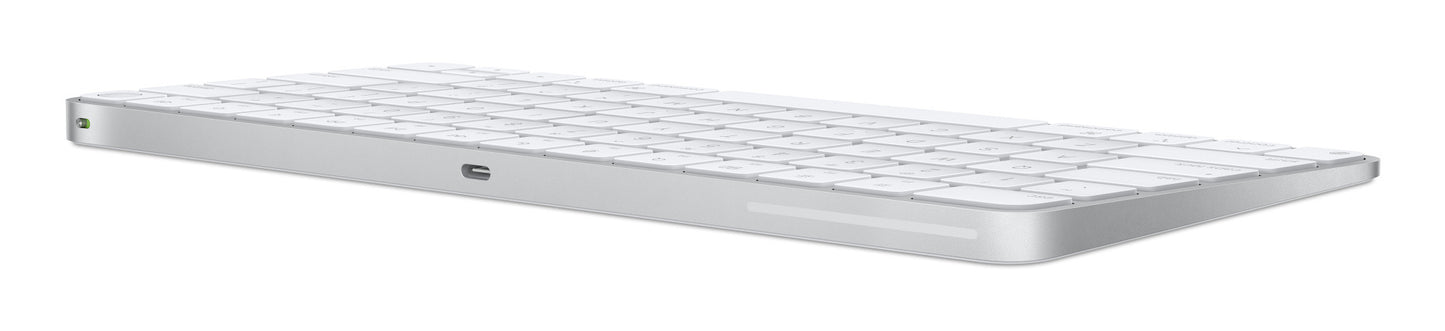 Apple MXCK3MG/A teclado Universal USB + Bluetooth QWERTZ Húngaro Plata, Blanco