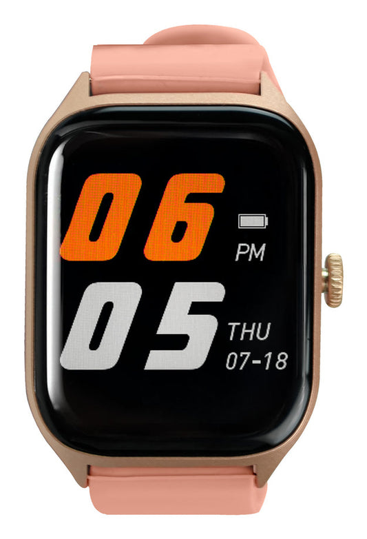 Perfect Choice PC-270225 reloj inteligente y deportivo 4.65 cm (1.83") TFT Digital 240 x 286 Pixeles Rosa dorado