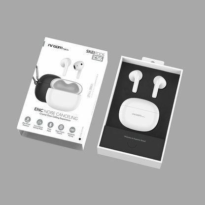 Audifonos Argomtech Inalámbricos Skeipods E56 Control Táctil Resistente al Agua Color Azul