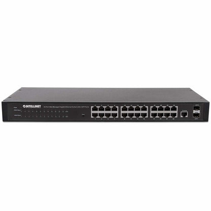 Intellinet 560917 dispositivo de redes Gestionado Gigabit Ethernet (10/100/1000) 1U Negro