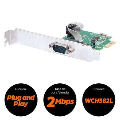 Manhattan 153492 tarjeta o adaptador de interfaz Interno RS-232