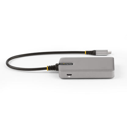StarTech.com HB31C3A1CDPPD3 nodo concentrador USB 3.2 Gen 2 (3.1 Gen 2) Type-C 10000 Mbit/s Plata