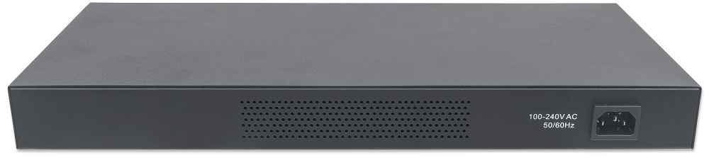 Switch Intellinet 24 Puertos Gigabit Ethernet con 2 Puertos SFP Montaje en Rack 19"