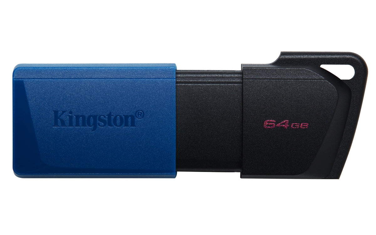 Memoria USB Kingston DataTraveler Exodia M 64GB USB 3.2 Gen1 Color Negro-Azul