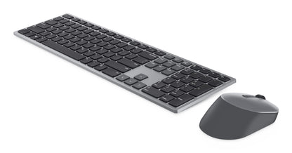 DELL KM7321W teclado Ratón incluido Oficina RF inalámbrico + bluetooth Gris, Titanio