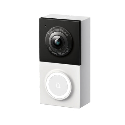 TP-Link Tapo Smart Wired Video Doorbell Negro, Blanco