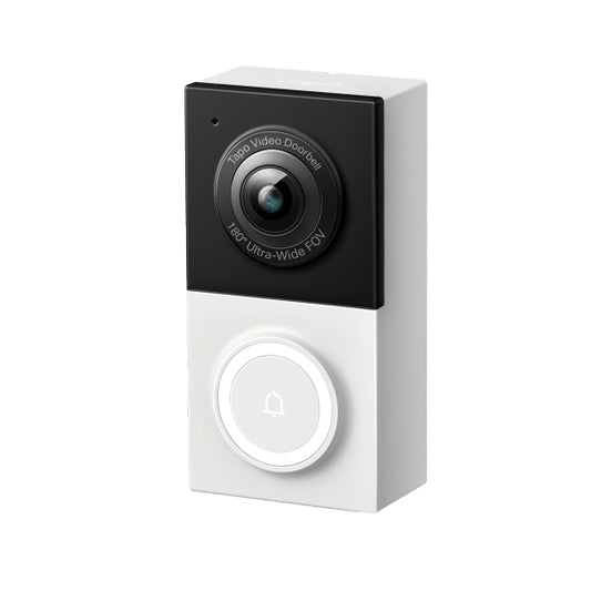 TP-Link Tapo Smart Wired Video Doorbell Negro, Blanco