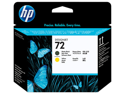 Cabezal HP LF de Impresión 72 Color Negro Mate-Amarillo