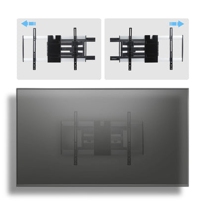 StarTech.com 65SAP2-TV-WALL-MOUNT soporte para TV 165.1 cm (65") Negro, Plata