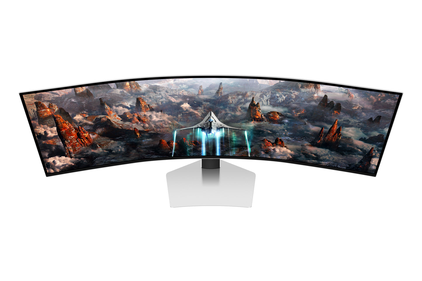 Monitor Samsung 49" Gaming Curvo Oled Resolucion 5120x1440 Panel Oled