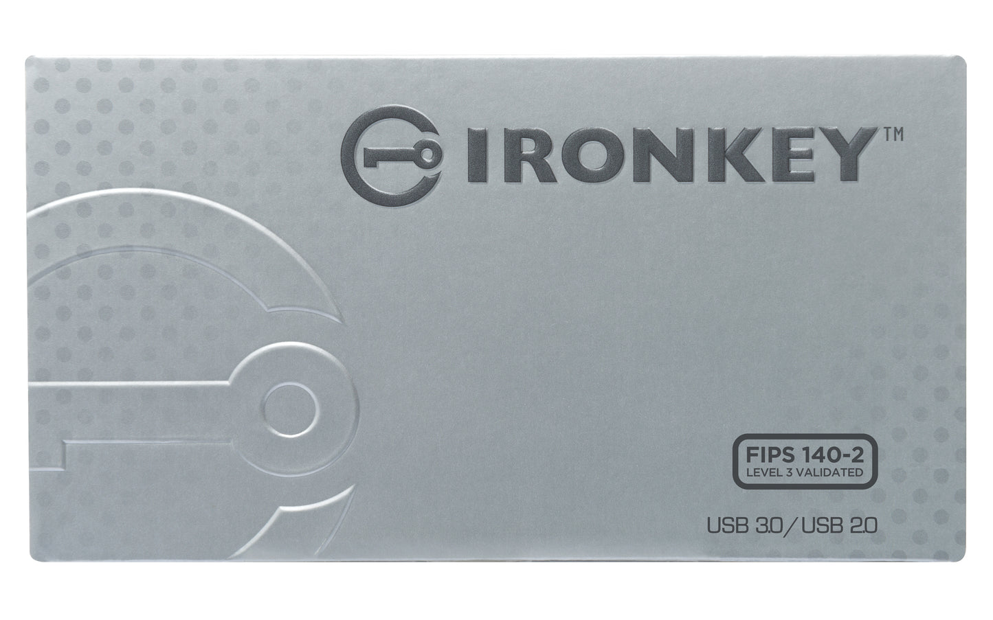 Memoria USB Kingston IronKey S1000 Flash 32GB Encriptado Criptochip Integrado Color Plata