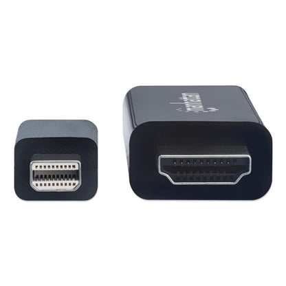Cable Manhattan Mini DisplayPort M-M 4K a 60Hz 1.8m Color Negro
