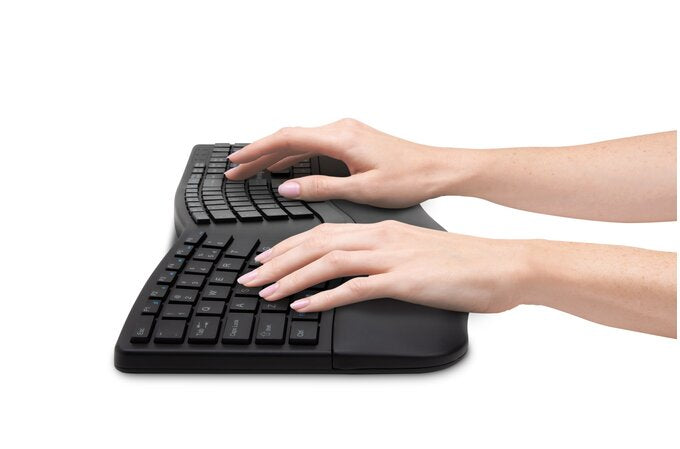 Kensington ProFit Ergo Wrlss teclado Universal RF inalámbrica + USB QWERTY Español Negro