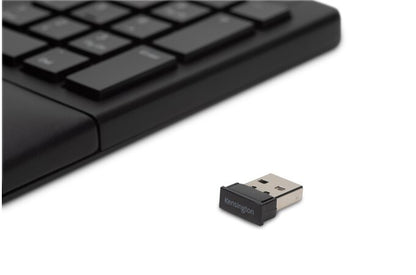 Kensington ProFit Ergo Wrlss teclado Universal RF inalámbrica + USB QWERTY Español Negro