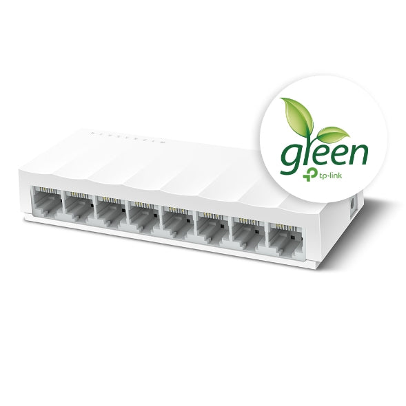 Switch para escritorio Tp-link 8 Puertos RJ45 10/100 Mbps de auto-negociación Admite QoS 802.1p/DSCP e IGMP Snooping