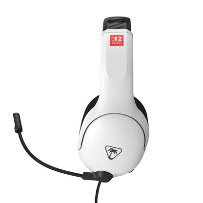 Auriculares de juego con cable Turtle Beach Airlite Fit  White Black para Nintendo Switch 2