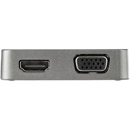 StarTech.com DKT31CHVL base para laptop o replicador de puertos Alámbrico USB 3.2 Gen 2 (3.1 Gen 2) Type-C Negro, Plata