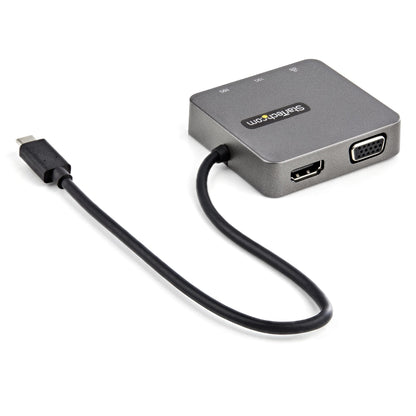 StarTech.com DKT31CHVL base para laptop o replicador de puertos Alámbrico USB 3.2 Gen 2 (3.1 Gen 2) Type-C Negro, Plata