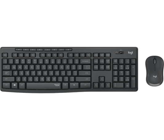 Teclado y Mouse Logitech MK295 Silent Inalámbrico USB Color Grafito