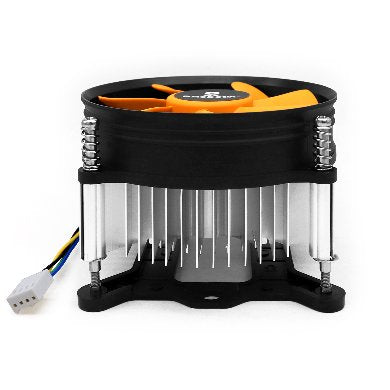 BRobotix 963005 sistema de refrigeración de computadora Procesador Enfriador de aire 9 cm Aluminio, Negro, Naranja