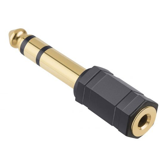 ADAPTADOR STEREN PLUG 6.3 A JACK 3.5 MM STEREO