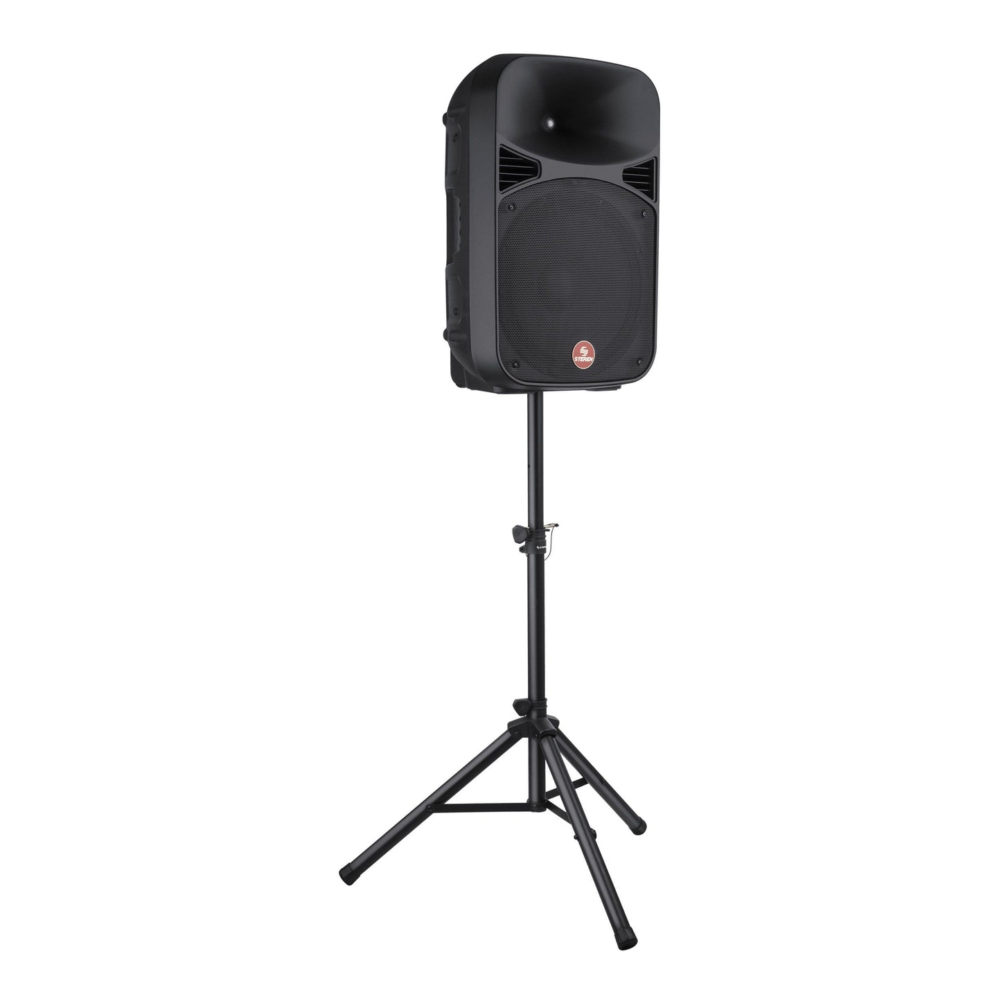 Pedestal Steren Tripié 3 Posiciones para Bafles de 8" a 15" Color Negro