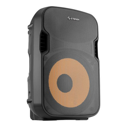 Bafle Steren Semi Profesional 15" Bluetooth/MP3/Aux/Micrófono 3000 W PMPO Color Negro
