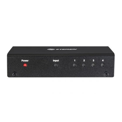 Divisor Steren HDMI de 4 Puertos con Booster UHD 4K