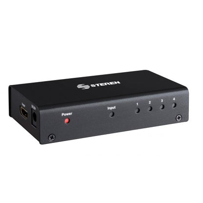 Divisor Steren HDMI de 4 Puertos con Booster UHD 4K