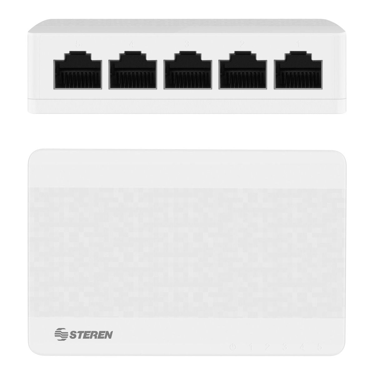 Switch Steren Fast Ethernet de 5 Puertos 10/100 Mbps