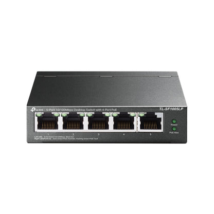 Switch TP-Link 5-Port 10/100 Mbps Desktop 4-Port PoE 4× 10/100 Mbps PoE Ports 1× 10/100 Mbps Non-PoE Port